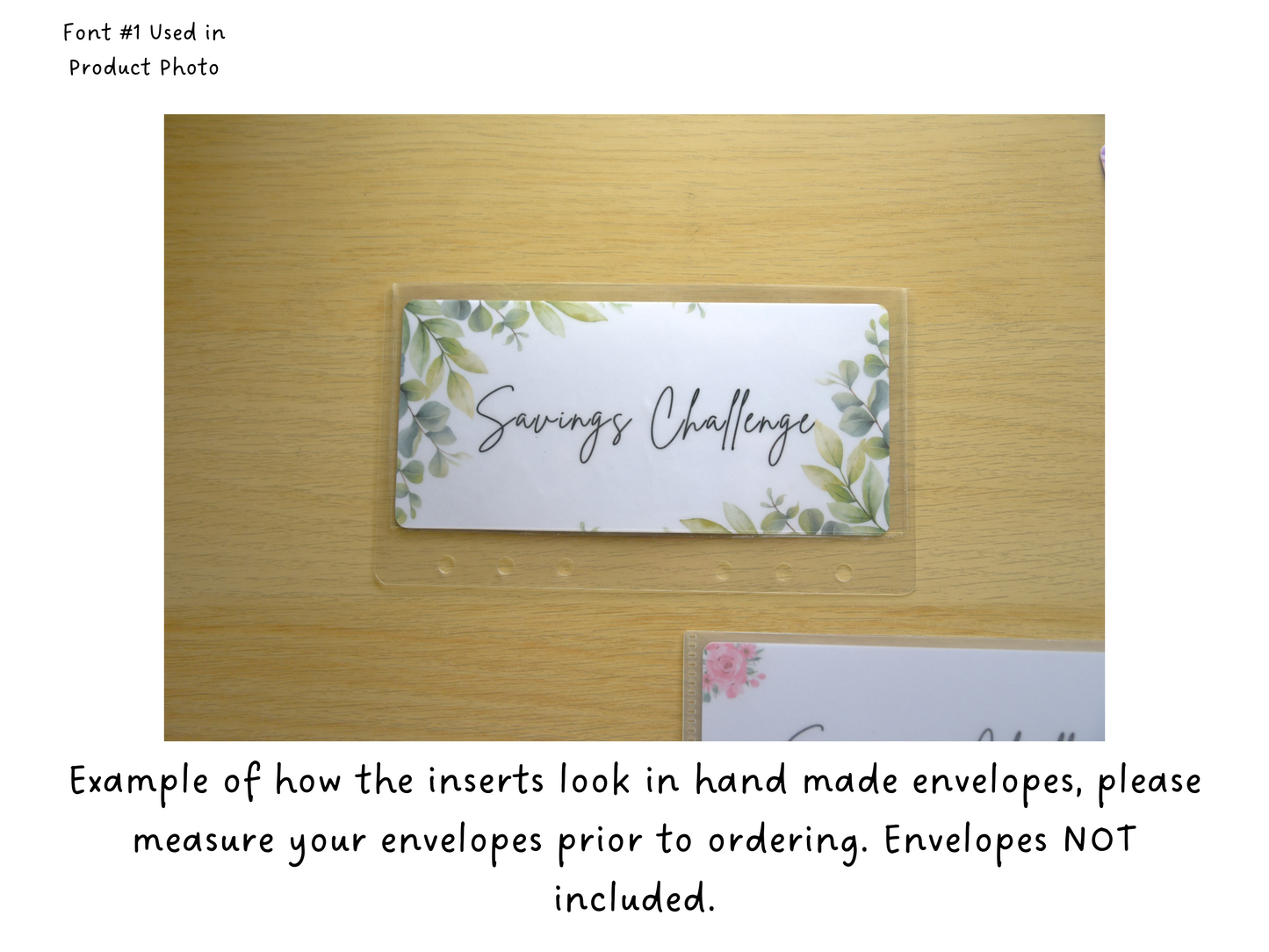 Personalised Envelope Inserts | A6