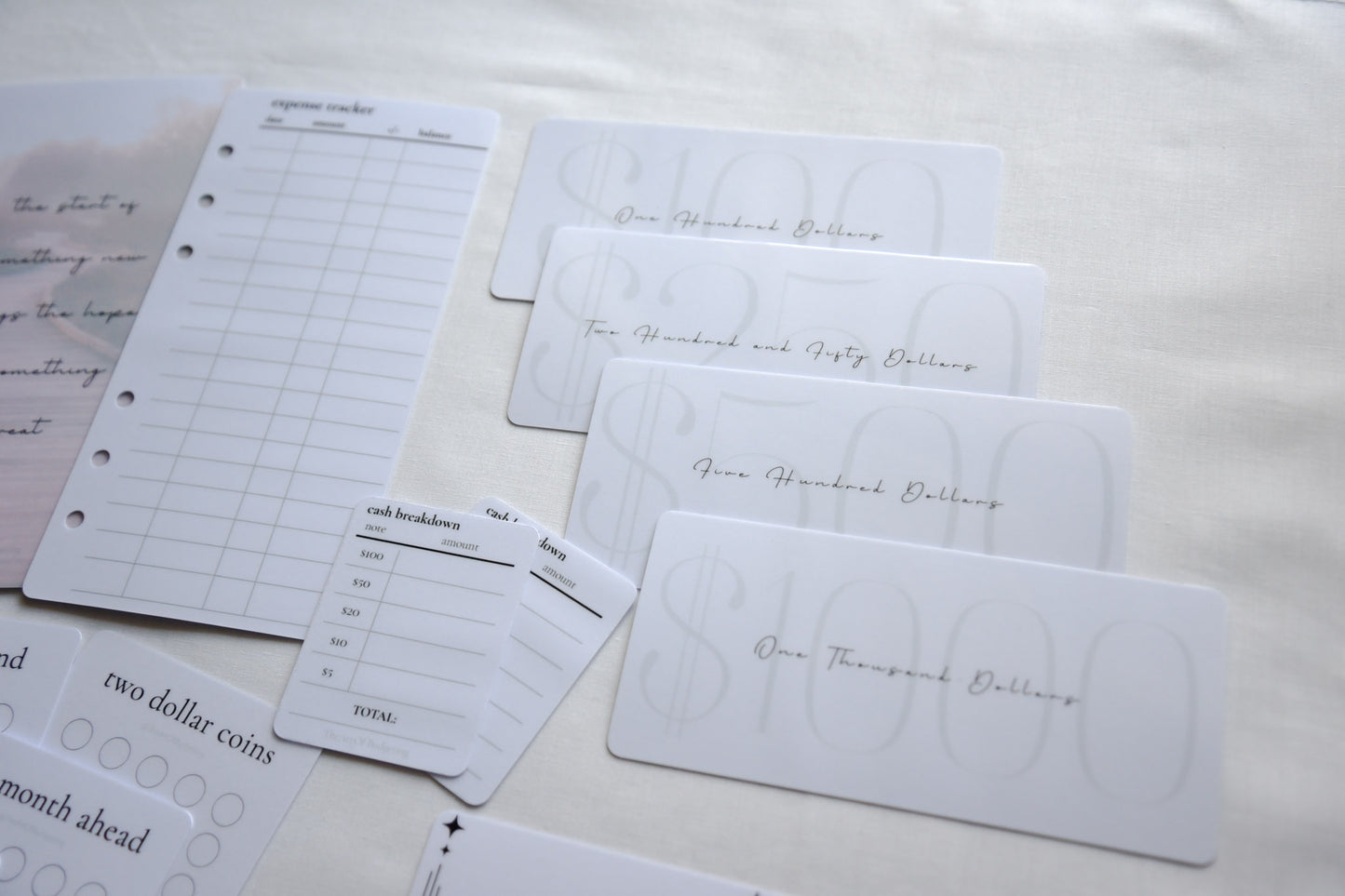 Beginner Savings Challenge & Placeholder Bundle