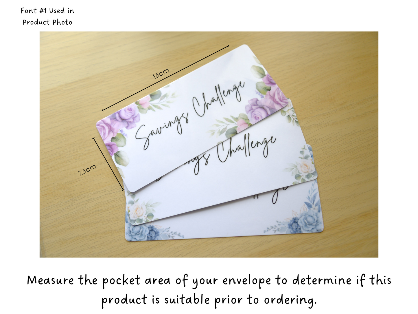 Personalised Envelope Inserts | A6