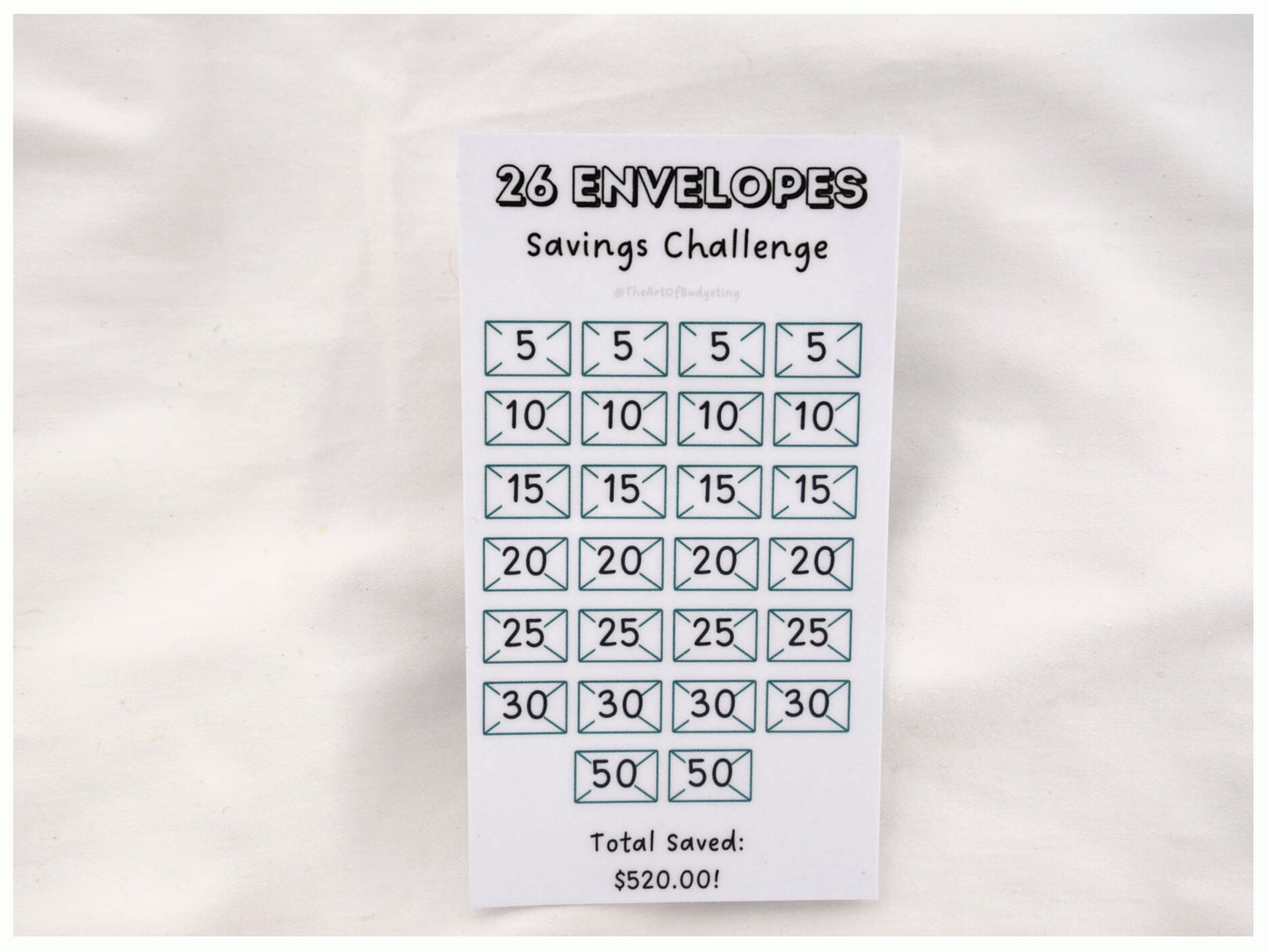 Newbie? Savings Challenges for You