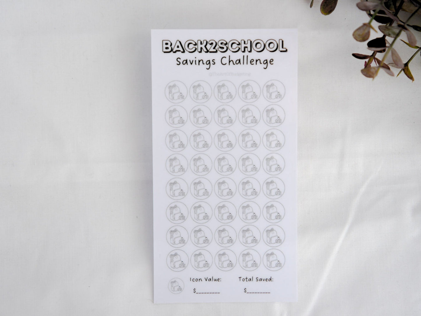 Kids & School Savings Challenges