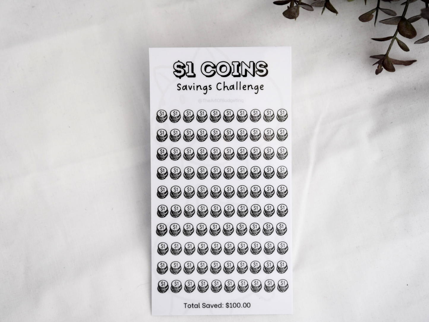 Coin & Notes Savings Challenges