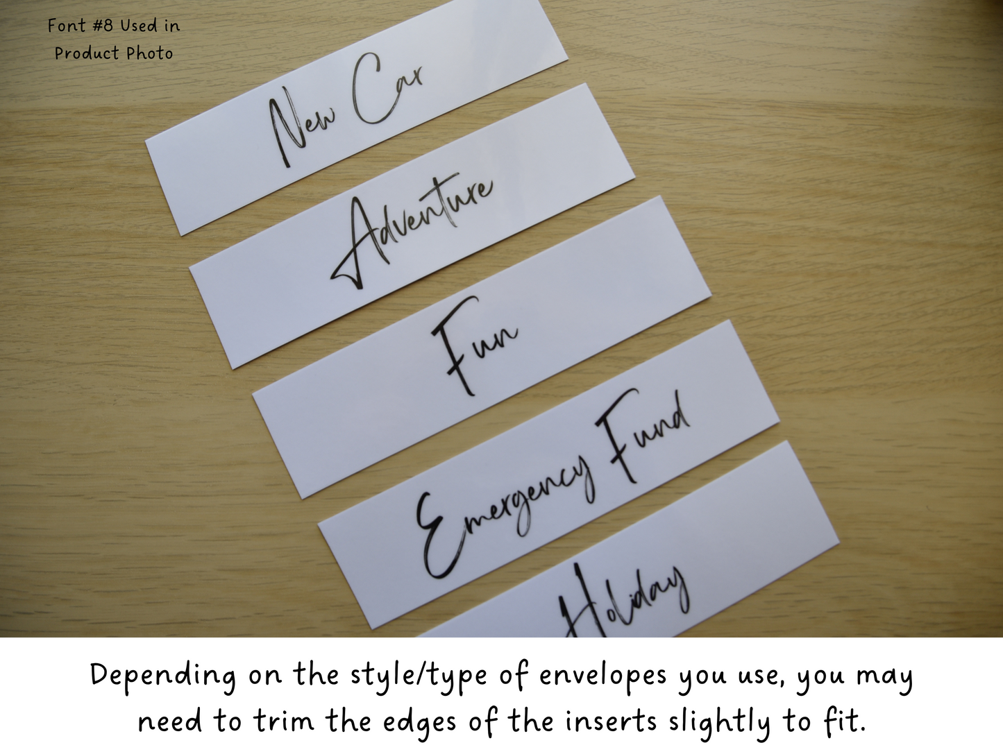 Personalised Strip Inserts | A6