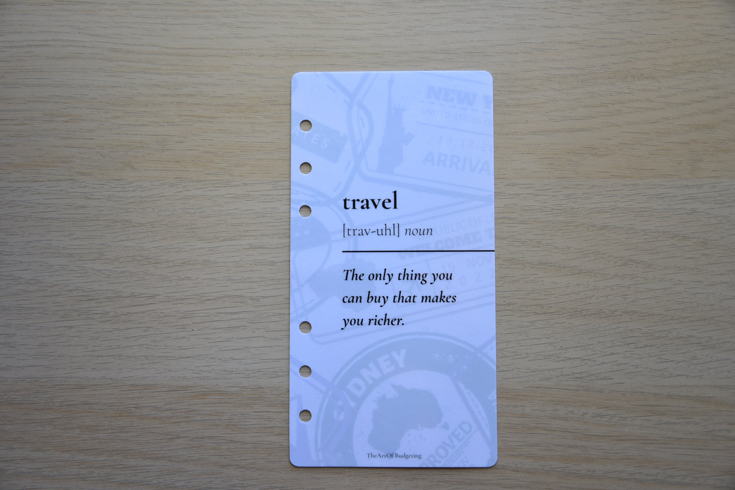 Travel Binder Bundle