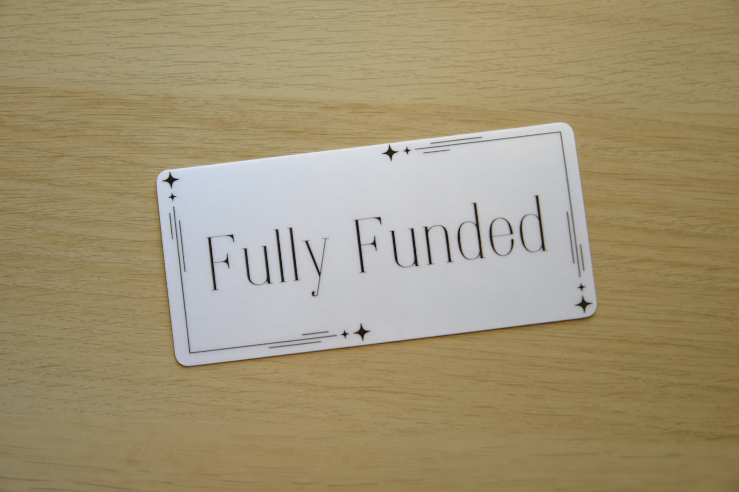 Fully Funded Solid Placeholders