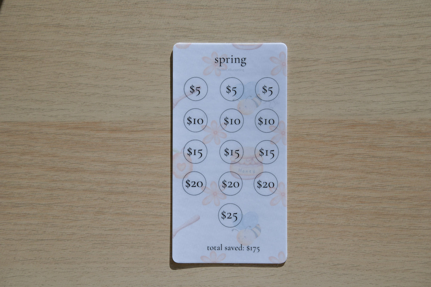 Seasons Savings Challenges