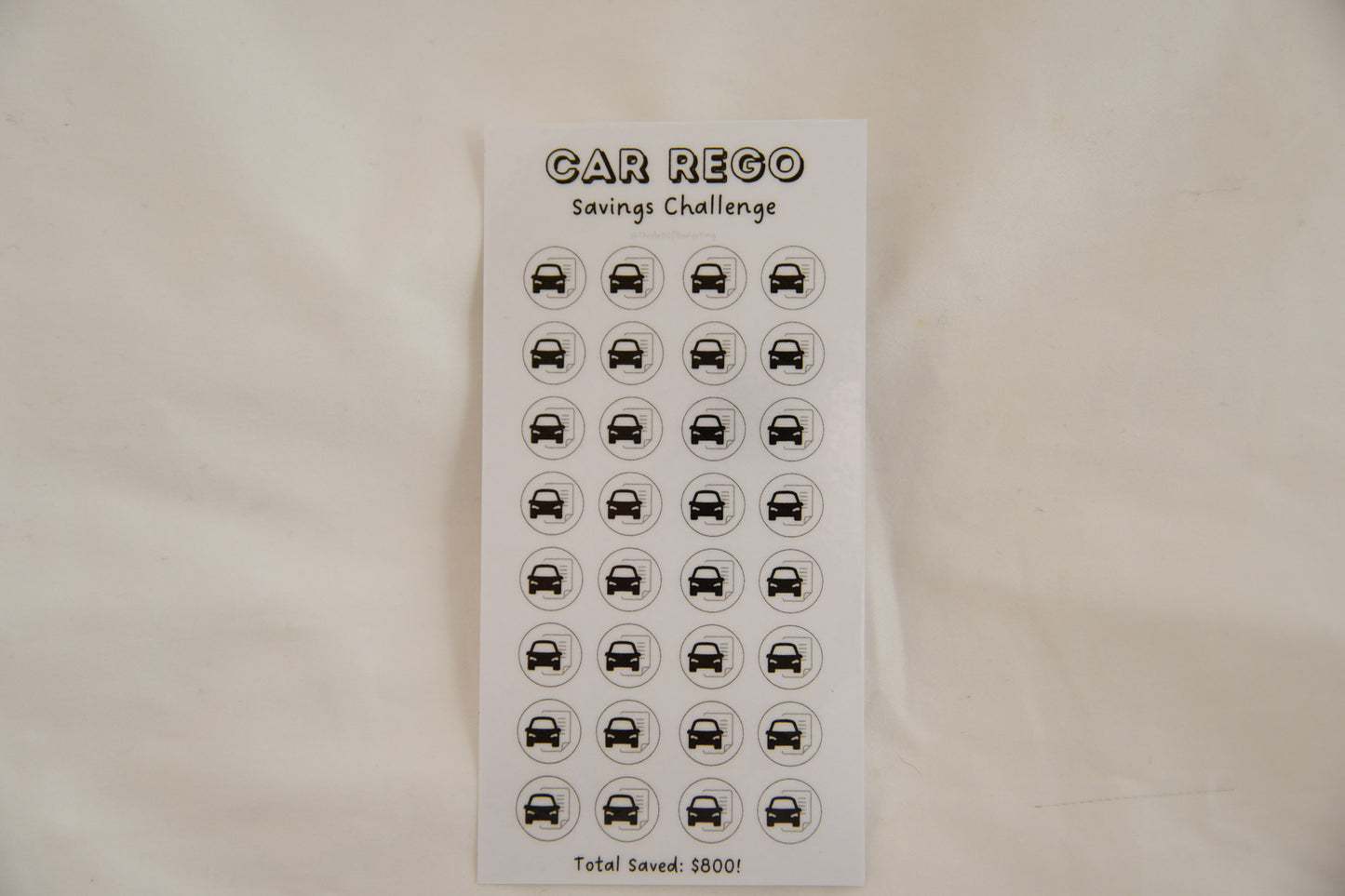 Car Savings Challenges