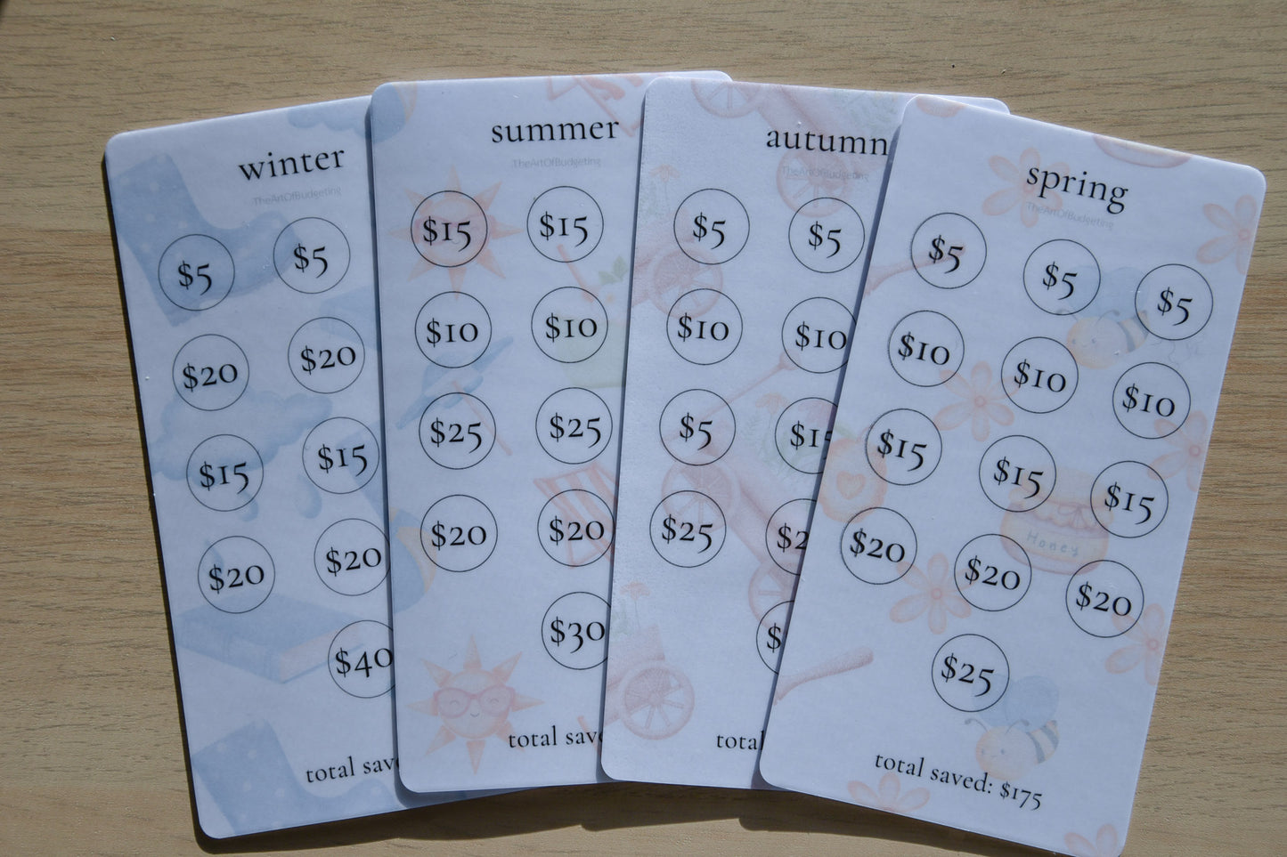 Seasons Savings Challenges