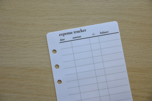 Expense Tracker - A6